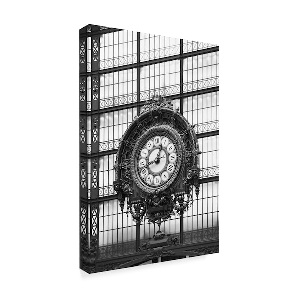 Chris Bliss 'Paris Clock 2' Canvas Art,16x24